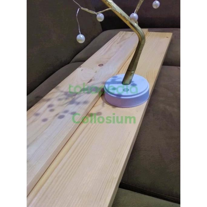 

Kayu Jati belanda 140 x 20 x 1,7 cm Ambalan papan jati belanda