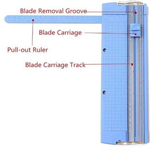 

Alat Pemotong Kertas portable Paper Trimmer trimer mungil simpel
