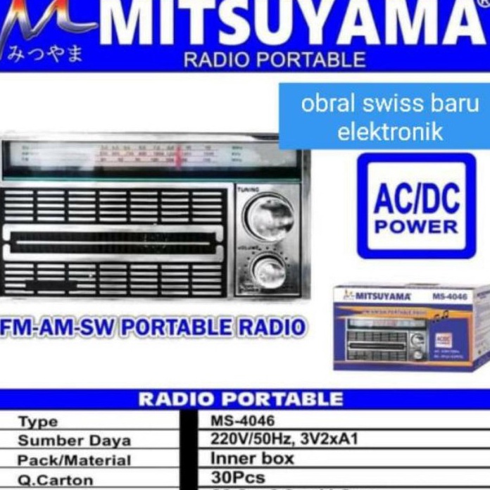 BestSeller RADIO PORTABLE - RADIO MITSYUYAMA JADUL-RADIO MODEL JADUL