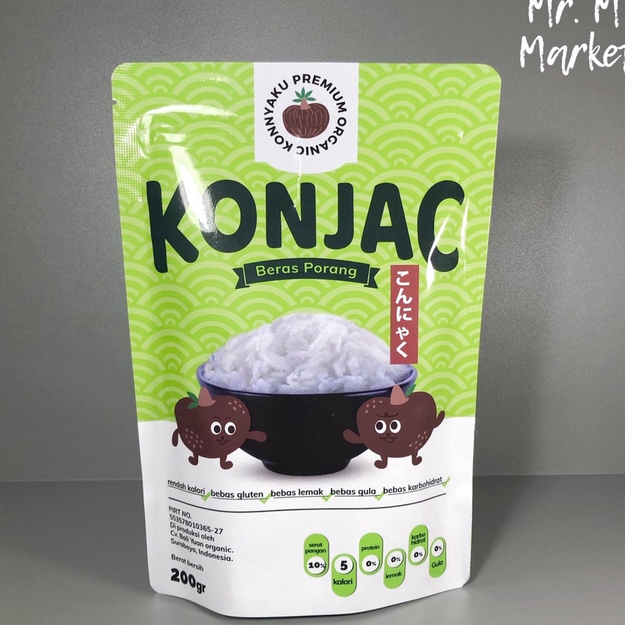 

Terbaru 3.3 Konjac Rice Beras Porang Shirataki 200gr Halal