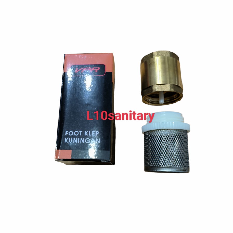 Foot Klep KUNINGAN  1" Inch / Tosen Klep KUNINGAN 1" Inch / Saringan Pipa Pompa Air KUNINGAN 1" inch