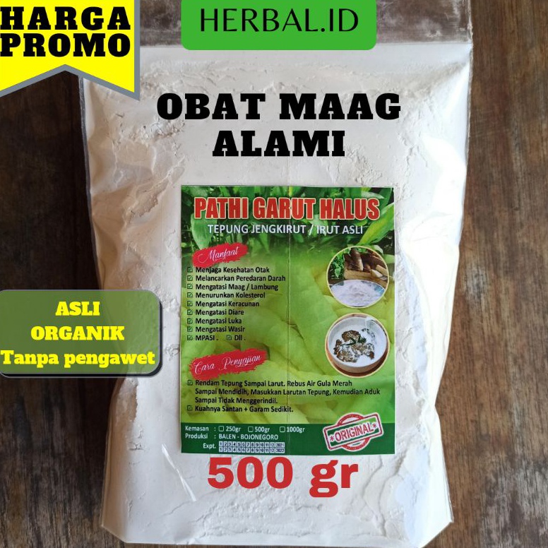 

SALE tepung garut 500gr / pati garut / arrowroot / arrowroot powder / tepung garut / tepung pati irut / jengkirut / pati garut ㅃ