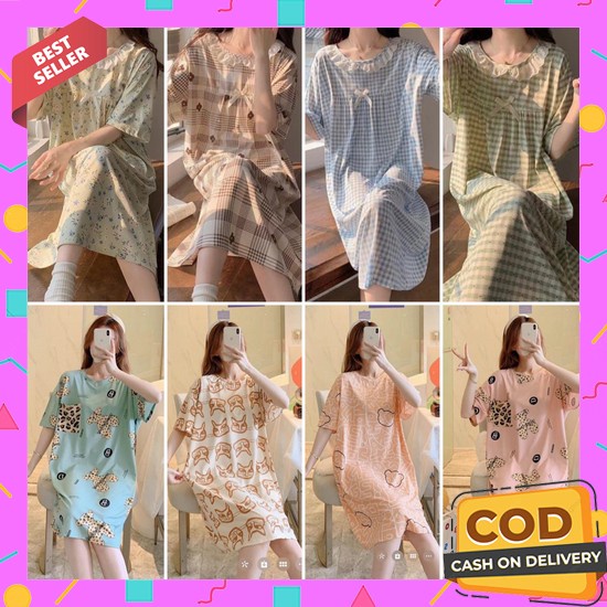 Daster Viral Kekinian Hamil Santai Rumahan Wanita Dewasa Sexy Homidres Daster Import Daster Wanita