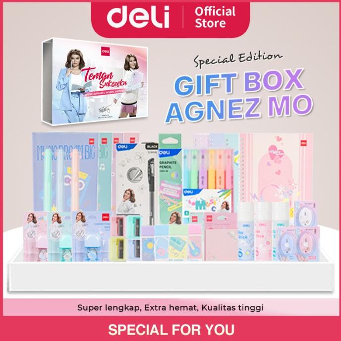 

[Deli X Agnez Mo] Deli Gift Box / Set Alat Tulis Edisi Spesial Ip638