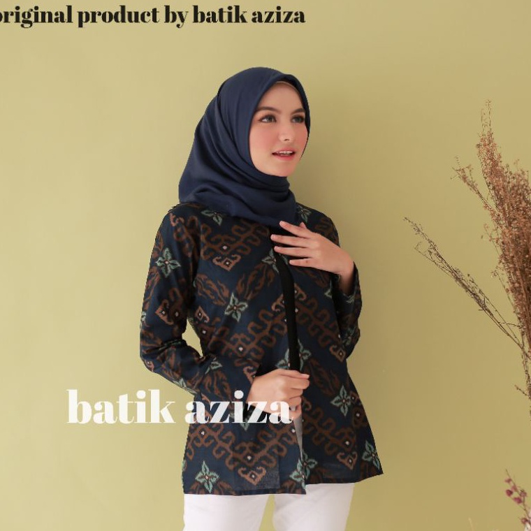 Jajanan THR.. Outer Batik Blazer batik Wanita Lengan Panjang Fik