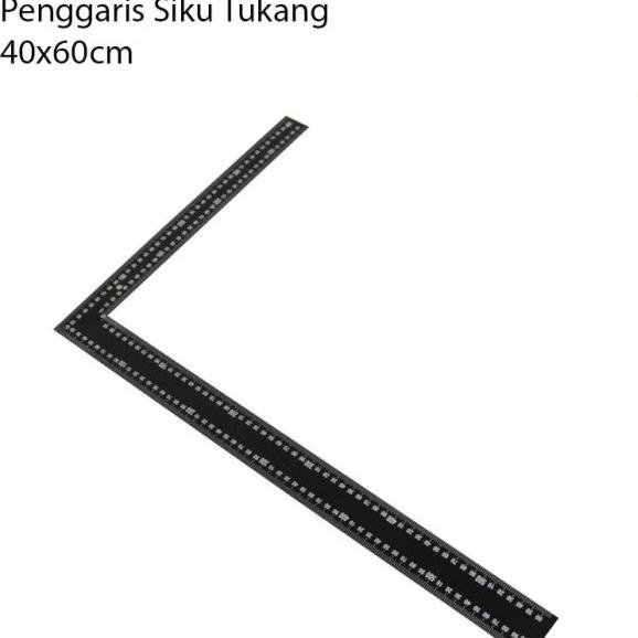 

Penggaris Siku Tukang 40X60Cm - Penggaris Siku L Besar 16X24Inch