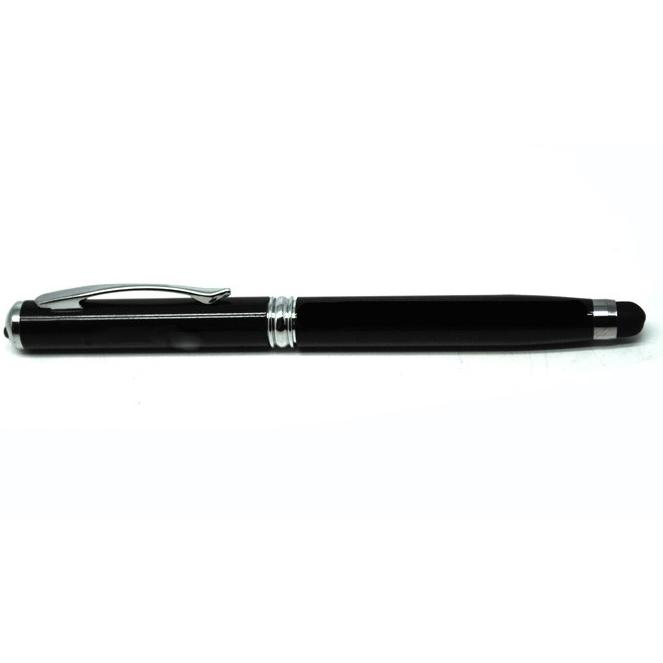 

Pulpen 4 In 1 Senter + Laser Pointer + Pen + Stylus - T0054 - Black
