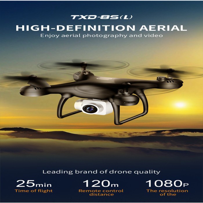 ABADI 93 -TXD 8S DRONE MINI 1080P 4K CAMERA DRONE QUADCOPTER DRONE CA ORIGINAL