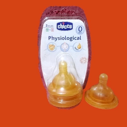 Chicco Dot Latex Physiological Newborn / Dot Botol Susu Latex Isi 2 NEW