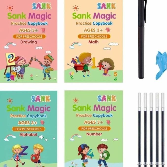 

8.8 Set Buku Latihan Menulis Kaligrafi Sank Magic / Practice Book Sank