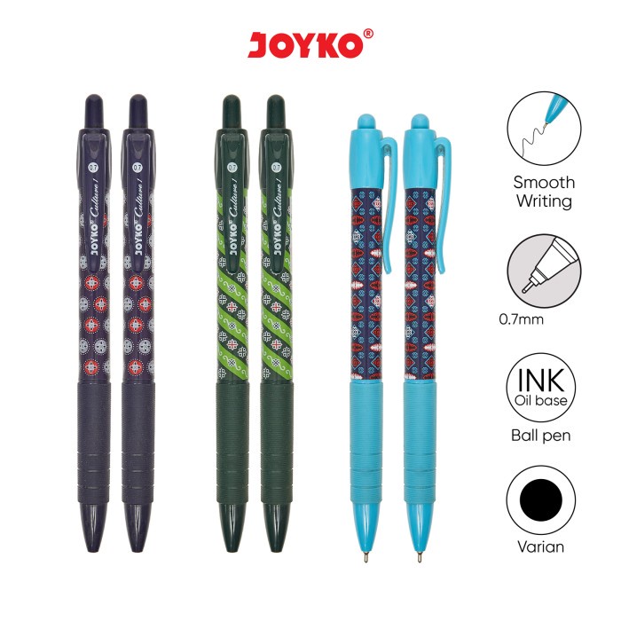 

Ball Pen / Pulpen / Pena Joyko Bp-205 / Culture 1 / 0.7 Mm