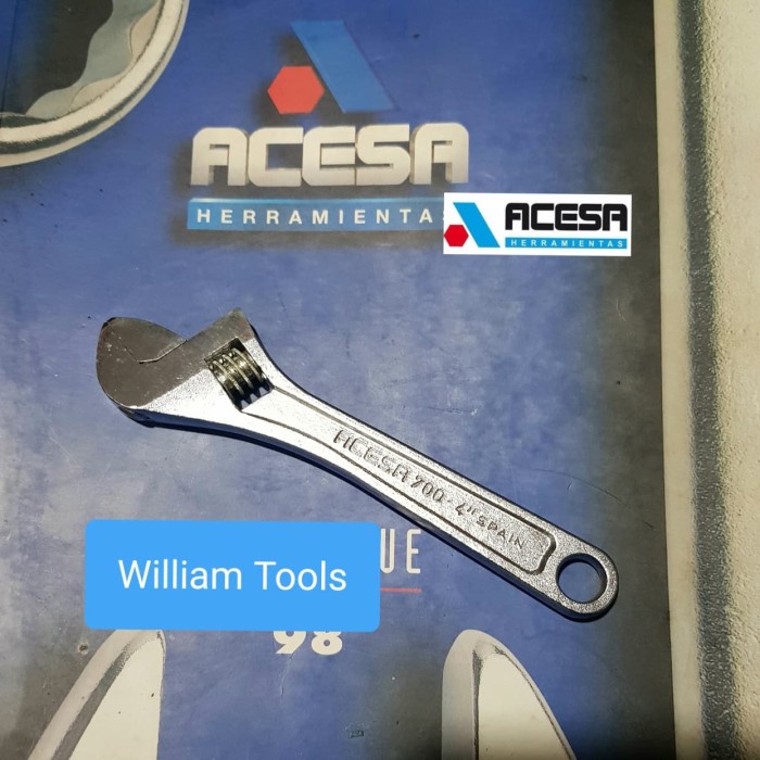 Terlaris Kunci Inggris 4" Inch 100Mm Acesa Spain