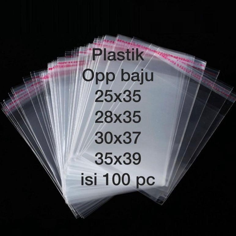 Terbaru Plastik Opp Seal Baju / Plastik Packing Bening/ Plastik Opp Seal