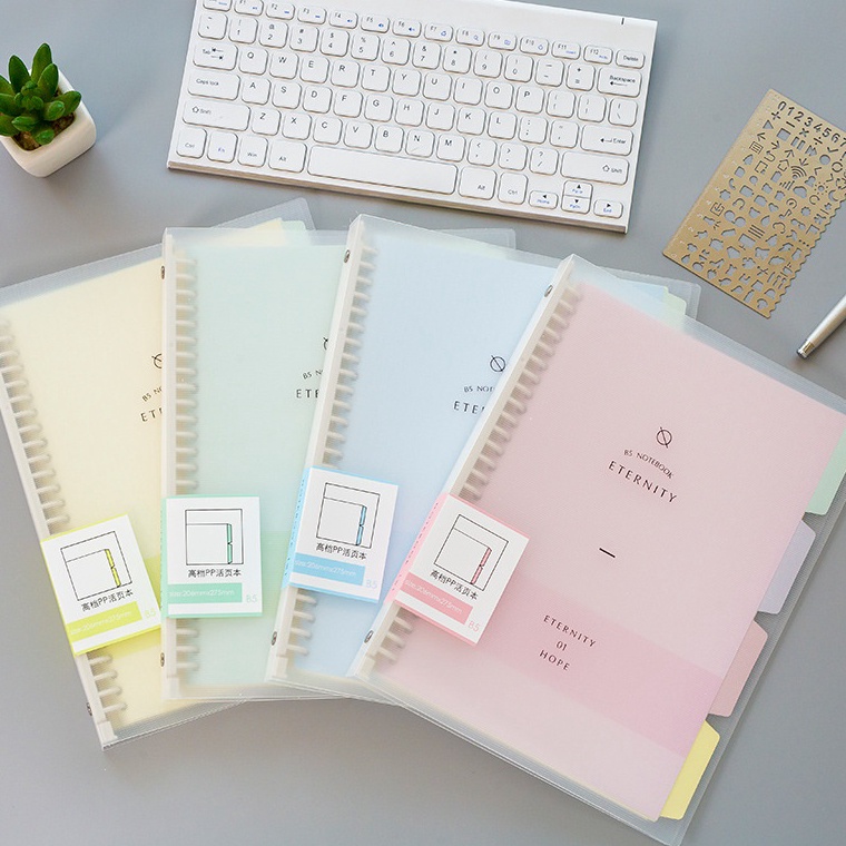 

[KODE PRODUK PT8JL3596] Binder B5 26 Ring Polos Bening dan Binder A5 atau Binder Transparan Wengu Plastik Tebal