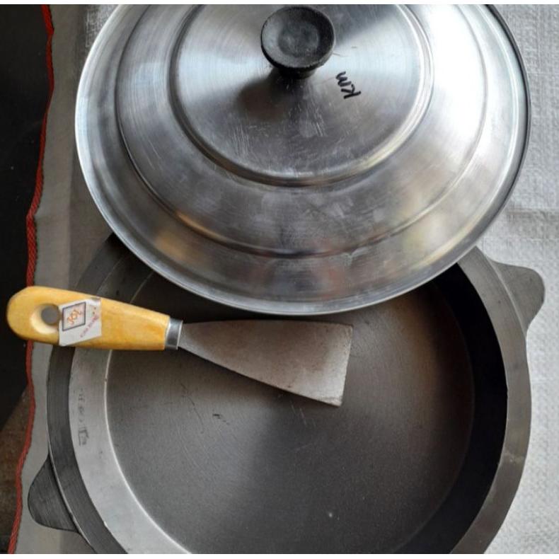 Diskon Loyang Martabak Manis L Loyang Martabak Bangka Terang Bulan Baja Hitam Tebel Asli 100% Origin