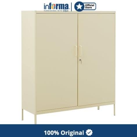 

Informa - Informa Lenelle Kabinet Kantor 2 Pintu Wide - Krem Beige