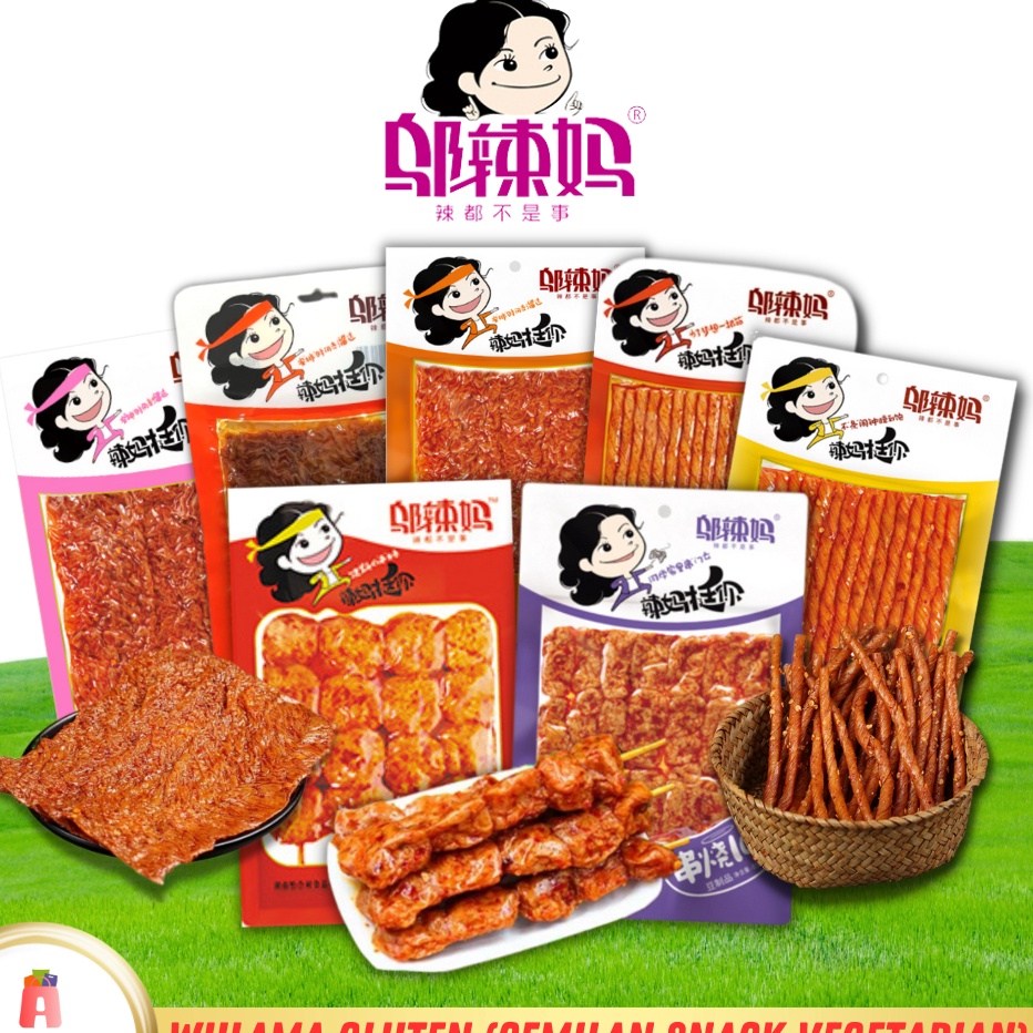 

Stok terbaru ANEKA Wulama Gluten Spicy Tofu Latiao Cemilan Snack Vegetarian