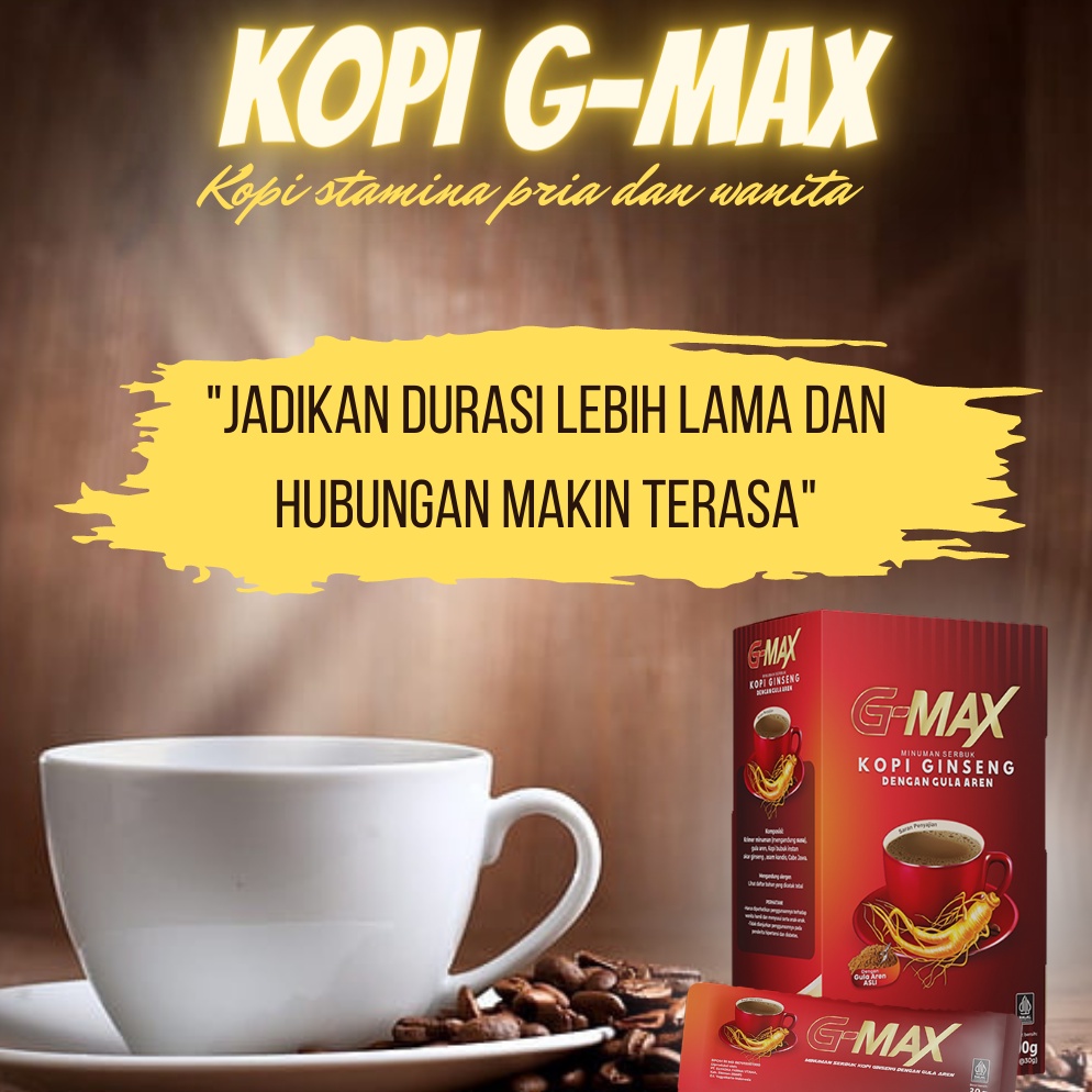 

Special - KOPI JOSS ORIGINAL-KOPI STAMINA PRIA GMAX ASLI ✔