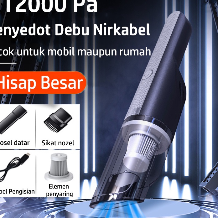 >XG34448< Vacum Cleaner Mobil Portable Mini Penyedot Debu Vacum Cleaner Kasur Tanpa Kabel
