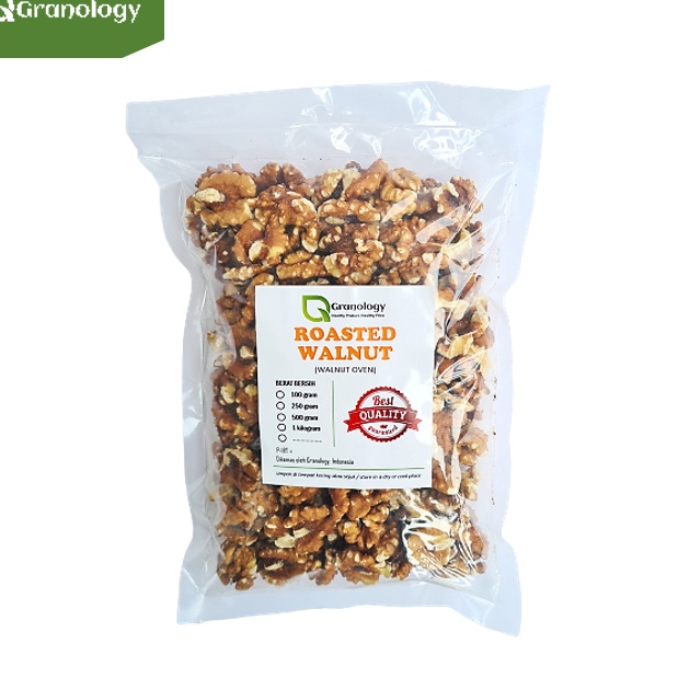 

[KODE PRODUK RHF7G6960] Roasted Walnut / Kacang Walnut Oven (500 gram) by Granology
