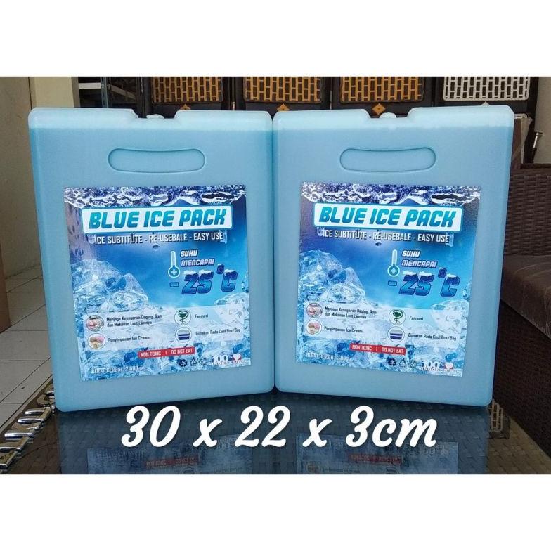 Terbaru Ice Pack Jumbo 22 X 30 X 3Cm Ice Gel Blue Besar Jumbo  Termurah Dan Berkualitas - Pendingin 