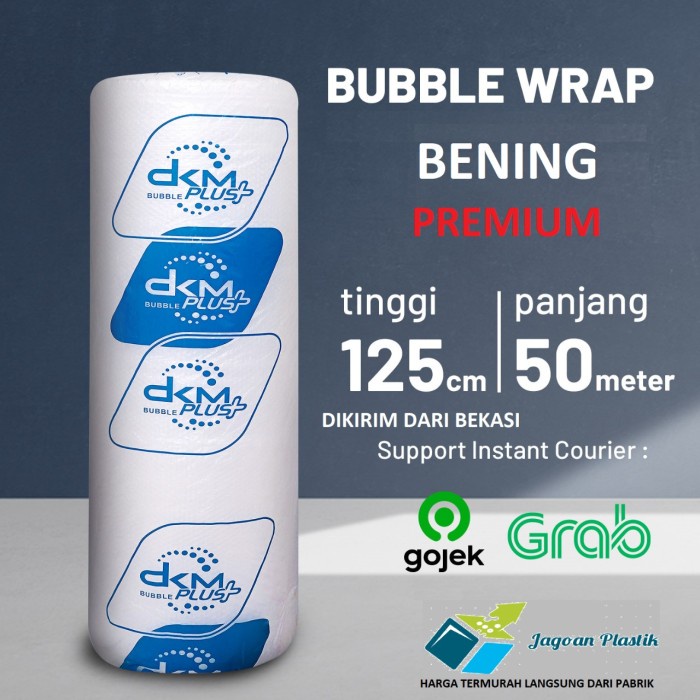 

Terlaris Bubble Wrap / Buble Wrap Bening Premium Ekonomis 125 Cm X 50 M