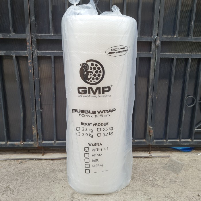 

Terlaris Bubble Wrap Clear 50M X 125Cm Gmp (2.1Kg)