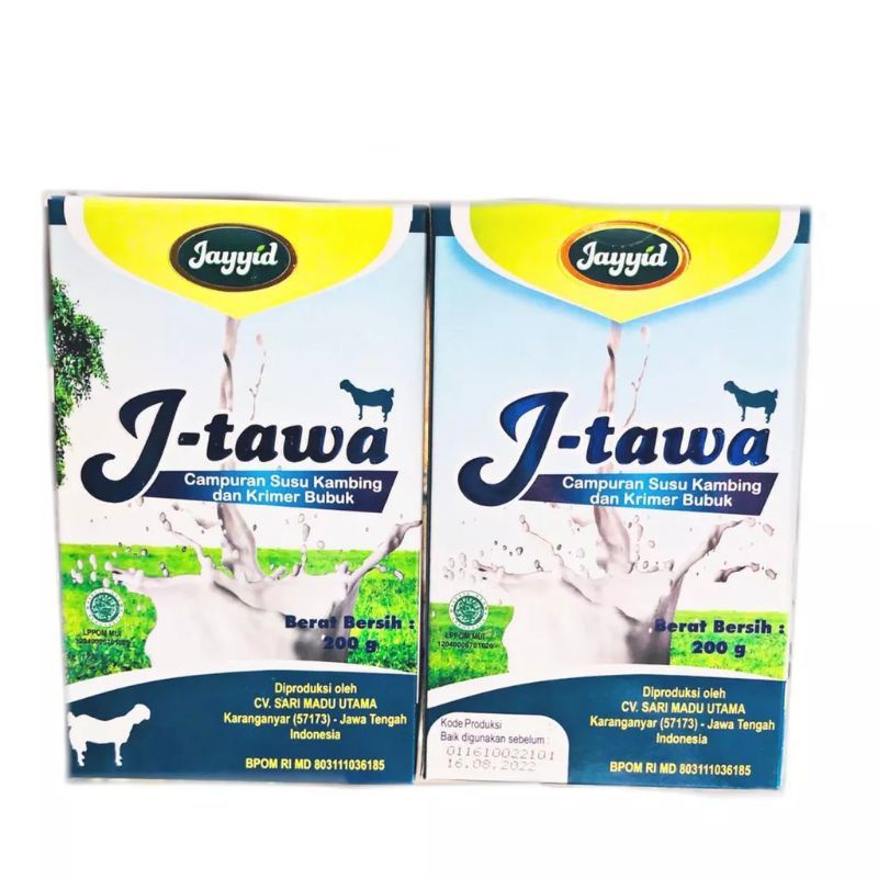 

SUSU KAMBING J-TAWA JAYYID 200GRAM ORIGINAL