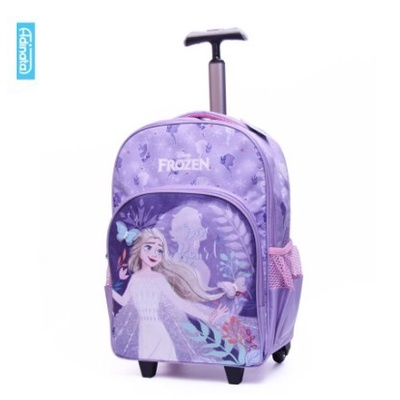 Terlaris Tas Sekolah Trolley Frozen Butterfly 16" - Adinata / Koper / 0644