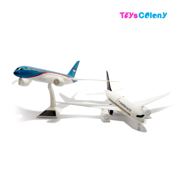 Terlaris Mainan Pesawat Boeing Klm,Emirates,Singapore Airlines,Saudi Arabian