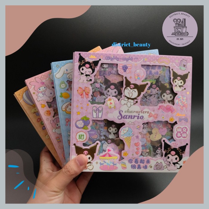 

Terlaris Stiker 32 Lembar Sanrio Anti Air Stiker Sanrio Kuromi Cinamorol Family
