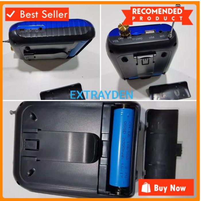 Mitsuyama Ms 4024 Speaker Mini Radio Kecil Usb Mp3 Portable Fas Charge