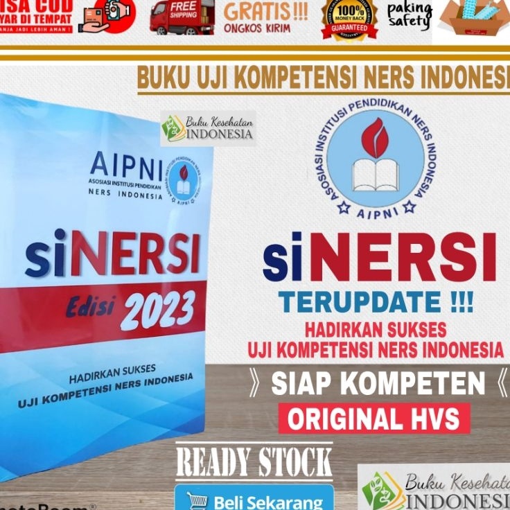 Kirim Sekarang QH7FU ORIGINAL SINERSI 2023 BUKU UJIKOMPETENSI NERS UKOM PERAWAT EDISI TERBARU peleng