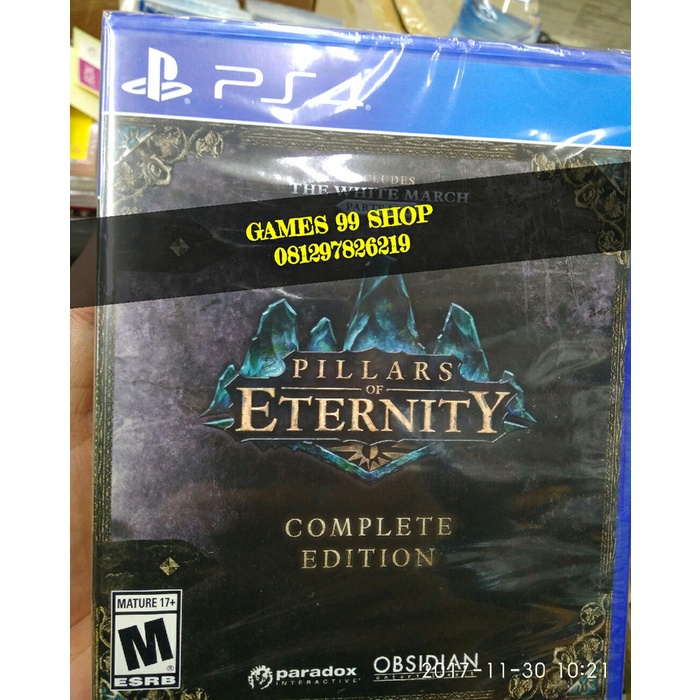 Game Ps4 Pillar Of Eternity Ps4/Reg All
