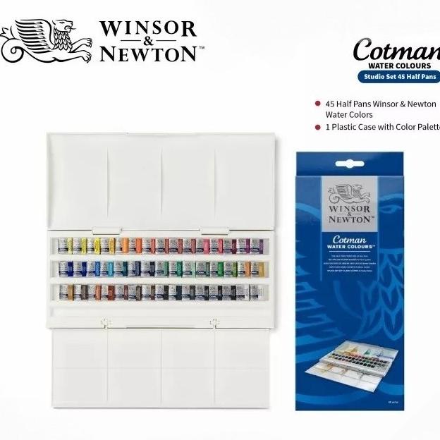 

Cotman Watercolours Set 45 Half Pan Winsor & Newton