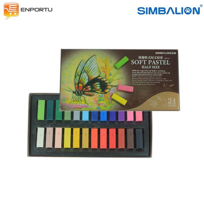 

Simbalion Soft Pastel 24 Colors Half Size HSP-24