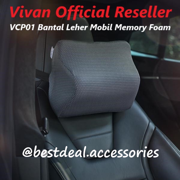 Bestseller Vivan Vcp01 Bantal Mobil Sandaran Leher Memory Foam Car Headrest
