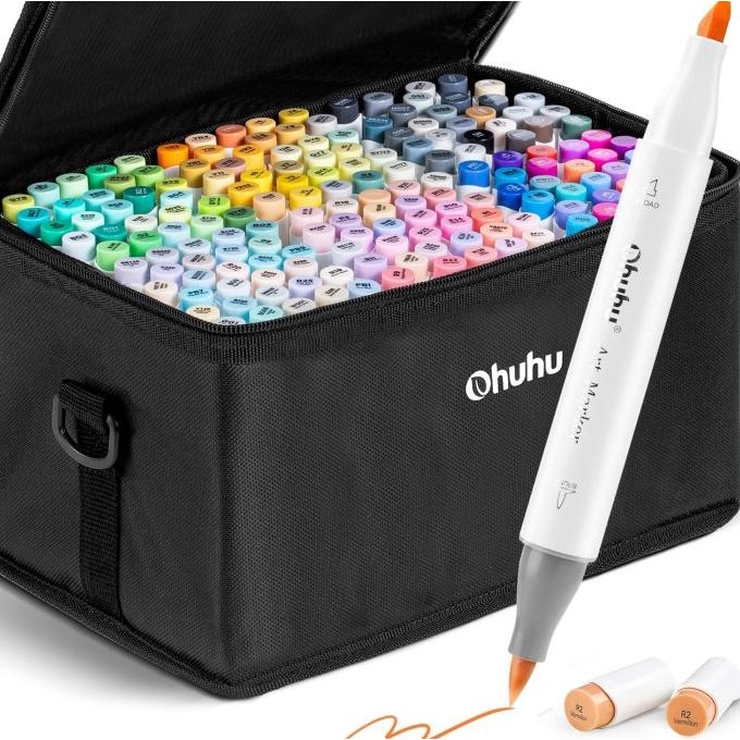 

Terlaris Ohuhu sketch Marker Brush Tip Chisel & Brush Tips 216 ct copic alt SALE