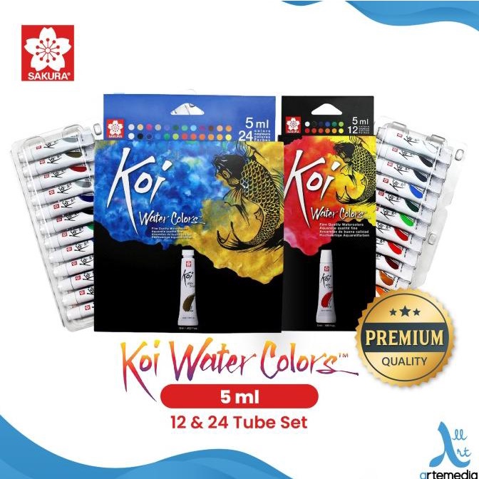 

Cat Air Sakura Koi Watercolor Tube 5ml Set