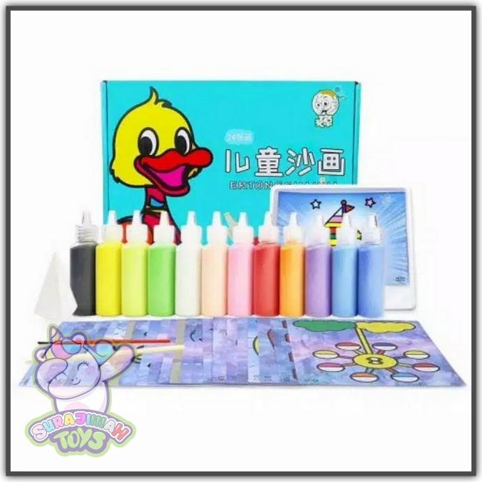 

Mainan Anak Melukis Pasir Set Sand Art Painting Gift
