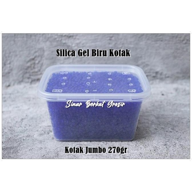 Promo Silica Gel Biru Jumbo / Silica Gel Canister / Silica Gel Kotak 270Gr
