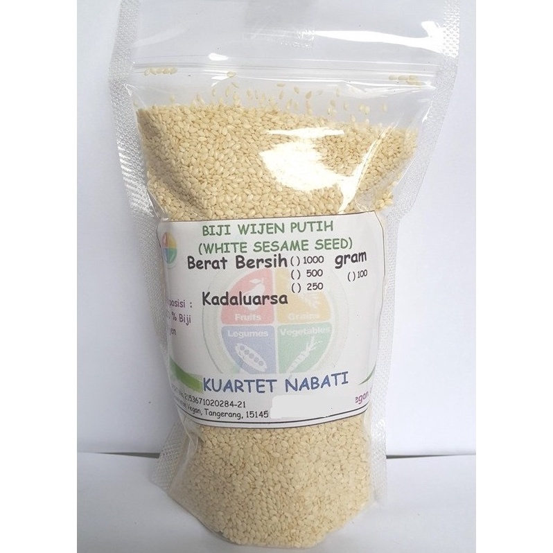

[KODE PRODUK 67FKP7689] 250gr Roasted Wijen Putih / White Sesame Seed - Oven - Sangrai