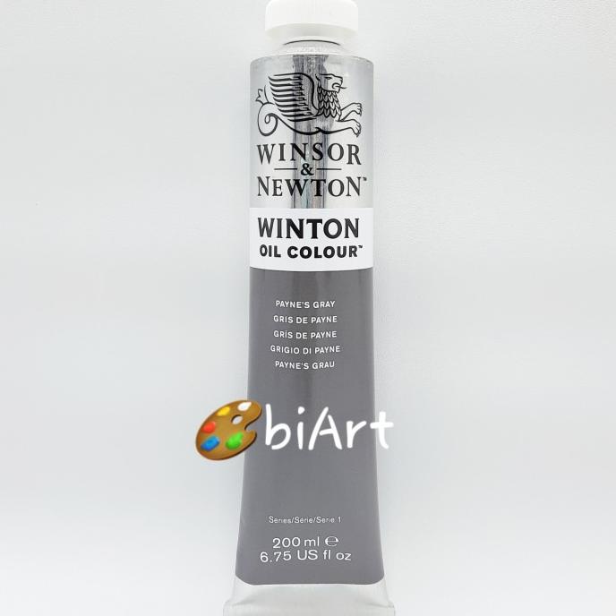 

Cat Minyak Winton Oil Colour 200 ml Payne's Gray Winsor & Newton