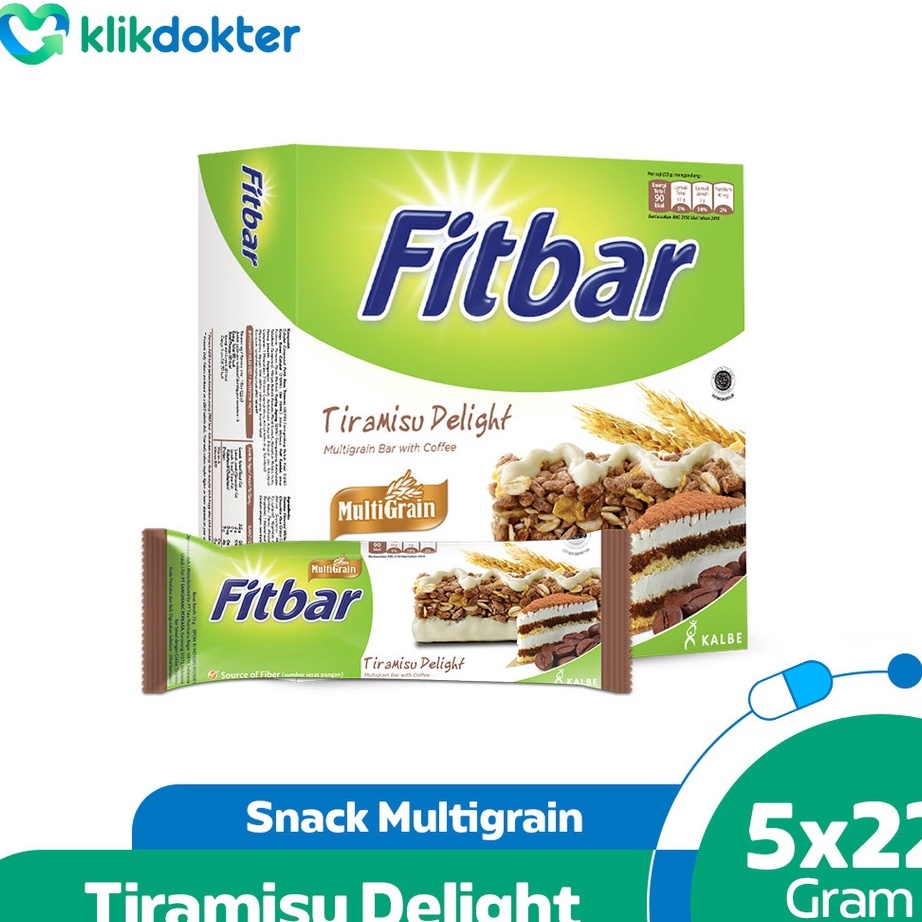 

≛Sale★➬ JA8JK Fitbar Multigrain Tiramisu Delight 5X22gr E100 Ready