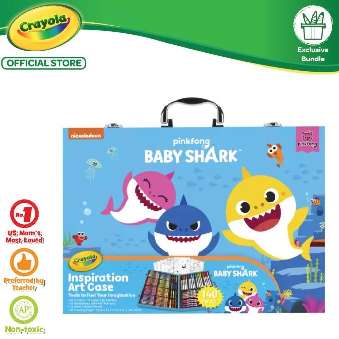 

Crayola Baby Shark Inspiration Art case