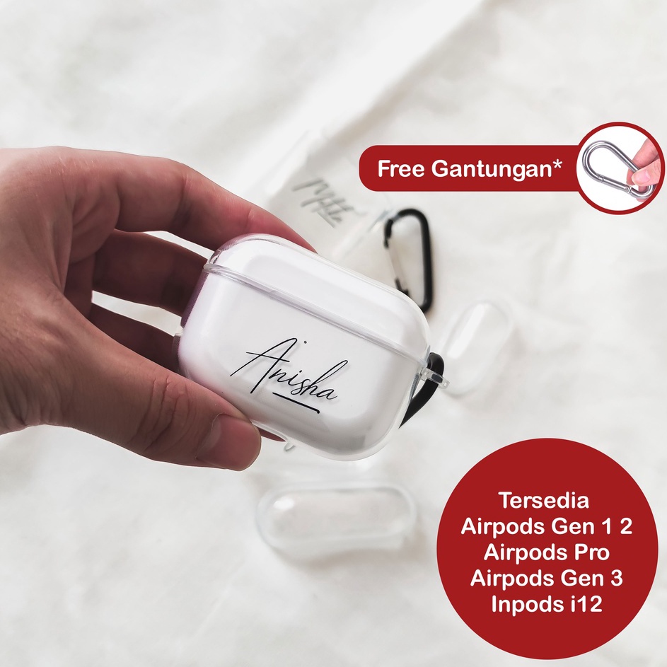 [KODE PRODUK J6S8L4636] Casing Case Airpods Gen 1 2 3 Airpods Pro InPods i12 Airpod Pro Custom Softc