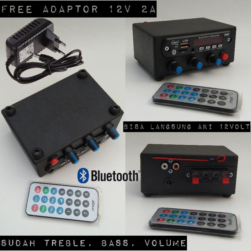 POWER AMPLIFIER MINI 12V CLASS D Volume,Bass,Treble