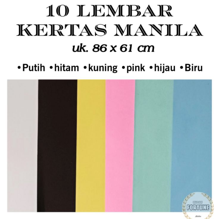 

[KODE PRODUK 086MC5859] 10 PCS KERTAS MANILA KERTAS MADING KARTON MANILA HITAM
