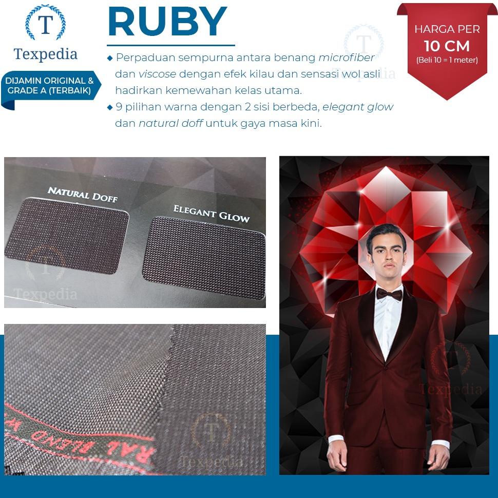 Laris Ruby (10 Cm) Lifestyle By Maxistyle - Kain/Bahan Celana, Setelan Jas Pria, Dress Wanita/Couple