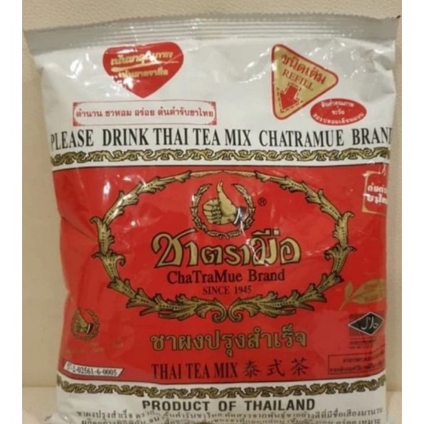 

[KODE PRODUK YIYNQ6343] teh thai tea mix chatramue brand 400gr